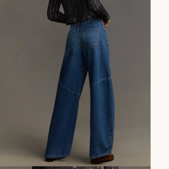 Anthropologie Pilcro Full-Length Relaxed Barrel Jeans Size 28 - Picture 2 of 11